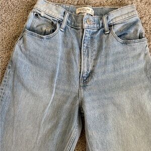 Abercrombie & Fitch Light Blue Straight Leg Jeans